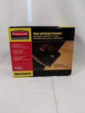 NEW Rubbermaid 4212-88 COMMERCIAL Floor & Carpet Sweeper (Bk/Gray)