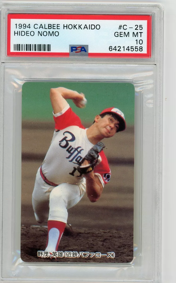 Hideo Nomo 1994 Calbee Hokkaido #c-25 Rookie PSA 10 Gem Mint POP 1