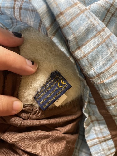 Pensionierte JUNGEN BÄREN "Renee LaBrewin mit Gigi" ~ 17 Zoll Plüschbär ** FEHLENDER GIGI ** - Bild 4 von 4