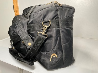Maria Sharapova HEAD Quilted Black/Gold Tennis Racket Combi Bag