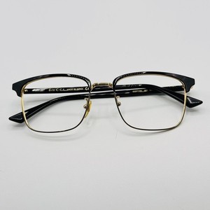 Gucci Eyeglasses Frame GG0130O 001 Black Square FRAME ONLY 53-18-145 Made Japan