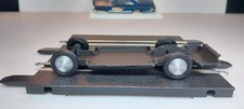 Motorific Slot Car Compatible Display Chassis w/Black Sidewalls and Silver Hub