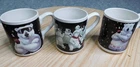 Coca Cola Polar Bear Coffee Cups/Mugs - Set of 3 - Vintage - Excellent - New!