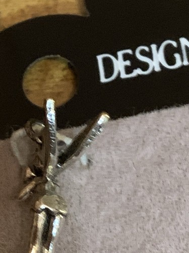 VTG Sterling Silver - DISNEY Tinker Bell Fairy Character Bracelet Charm Pendant - Picture 5 of 5