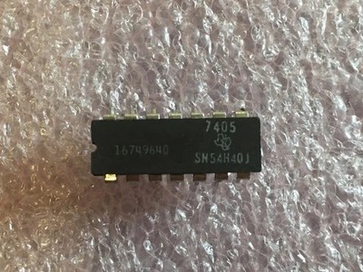 SN54H40J IC NAND GATE SERIES 2-FUNC 4-INPUT CERAMIC DIP 14-PIN (LOT OF 1)