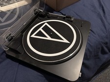 Audio-Technica AT-LP60 Black Stereo Turntable Auto Stop 33/45RPM RCA Wired