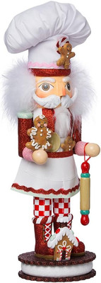 Kurt Adler HA0325 15'' Gingerbread Chef Nutcracker