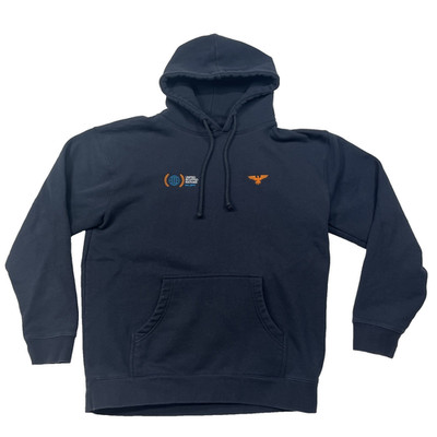 Scuffed Worldwide Misfits United Nations Sweatshirt Hoodie Men's Large Navy Blue