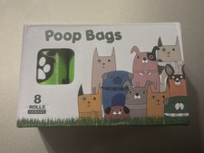 Sac à caca pour chien - 8 rouleaux avec 120 sacs - Fournitures pour animaux de compagnie
