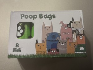 Dog Poop Bag - 8 Rolls With 120 Bags - Pet Supplies