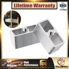 2'' Aluminum Leaf Spring Lowering Block Kit Without U-Bolts Universal