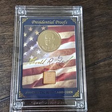 Gerald R. Ford Authentic COIN & RELIC A Word From POTUS 2025 38/76 PP-GF38 🔥 