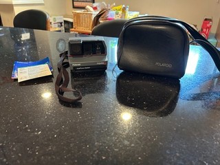 Polaroid Impulse AF Instant Camera 600 con custodia e istruzioni Testata