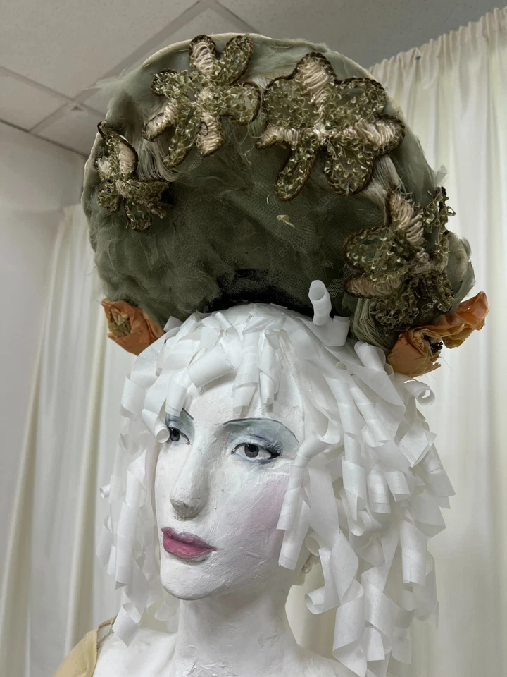 Antique Art Nouveau hat. 1910-1912. - Image 3 of 4