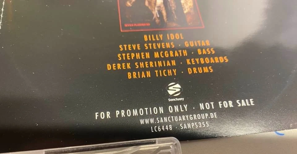 BILLY IDOL  - ''SCREAM + 1'' - RARE PROMO MAXI CD 2004 - Bild 2 von 2