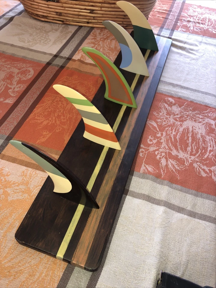 Surf Board Wall Hanger~Coat Rack - Image 3 of 4