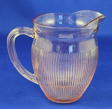Pink 5 inch Depression Glass CREAMER JUG PITCHER 1929-1939 by Hazel-Atlas USA