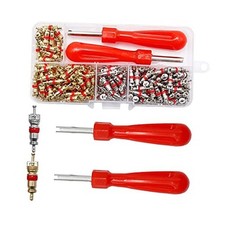242pcs R134A Ac Valve Core Kit Valve Cores Kit AC Valve Core Removal Tool for