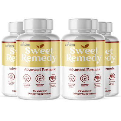 Sweet Remedy-  Keto & Weight Support- 4 Bottles- 240 Capsules