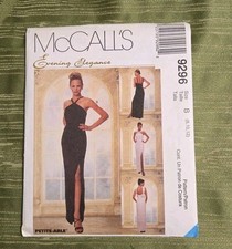 McCALL'S Sewing Pattern 9296 EVENING ELEGANCE DRESS Size: 8, 10, 12 Uncut FF