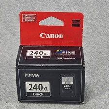 Genuine Canon PG-240XL Black Ink Cartridge PIXMA 240 XL OEM Sealed New 