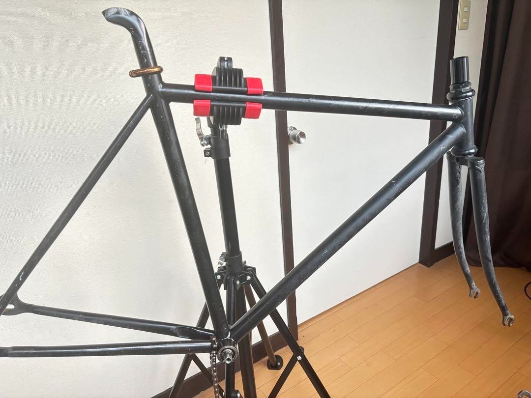 Fuji Feather Black Track Single Speed Bike Frameset Size 520 Free