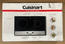 Cuisinart ICT-60 Double Induction Cooktop with Bright LED Display, Black