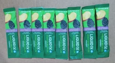 10 Liquid I.V. Hydration Multiplier+Energy Drink Mix Blackberry Peach Exp 10/26