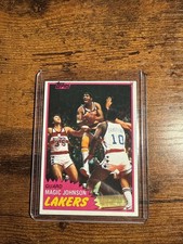 1981-82 Topps #21 Ervin Magic Johnson Los Angeles Lakers Hall of Fame