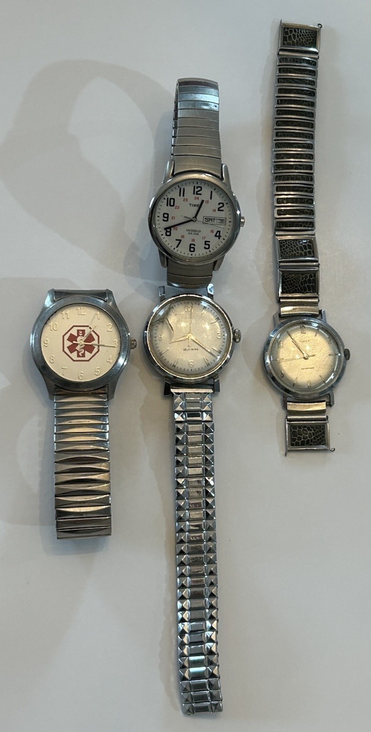 Wind Quartz As Timex  Indiglo Watch Vintage Untested Lot Mechanical Is Self - vintagewatches.pk