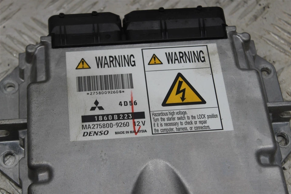 BFD082835 2008 MITSUBISHI L200 2.5 DID IGNITION LOCK SET ECU 1860B223 - Image 2 of 4