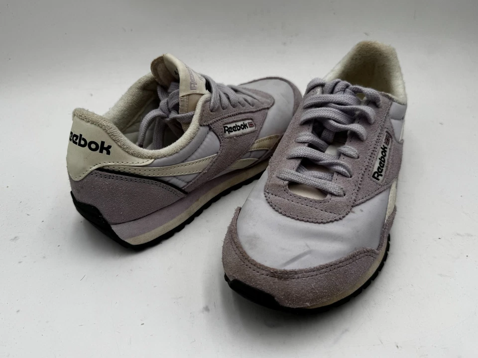Zapatillas deportivas Reebok Classic Az para mujer talla 7,5 tela gamuza lila Foto 3 de 4