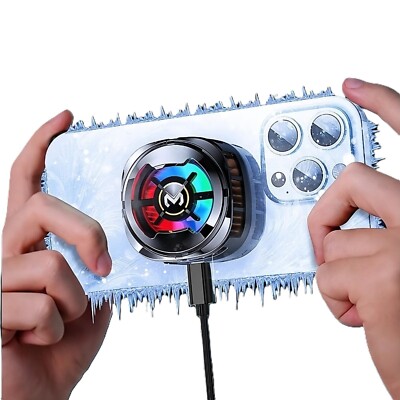 Phone Ice Cooler for Gaming Magnetic Clamp RGB iPhone Android MagSafe Compatible