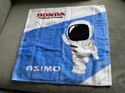 Asimo Honda Display Wash Cloth Made In Japan Rare Memorabilia Robotics Division