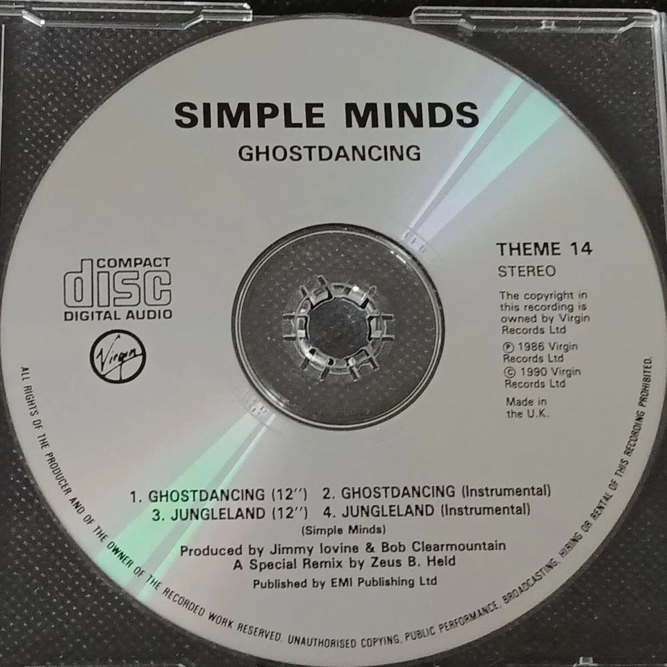 Simple Minds - Ghostdancing (1990 CD) - Image 3 of 4