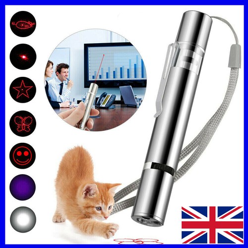 3-in-1 USB Rechargeable Multi Torch UV Light Cat Laser Pointer Pen Pet Toy Beam' - Picture 2 of 19