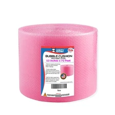 Small Bubble Cushioning Wrap Anti-Static Roll 72 ft x 12'' Wide