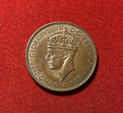Jersey 1947 1/12 Shilling Bronze Coin KM#18 444K Mintage T4800