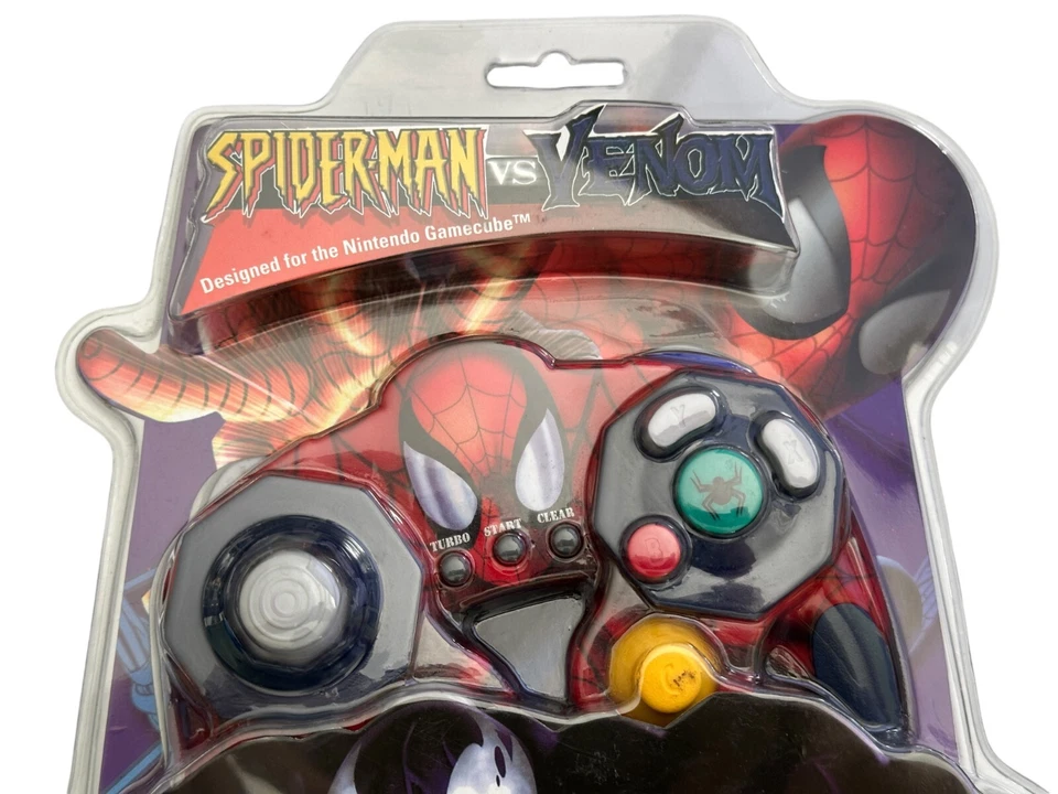 Spider-Man Vs Venom Nintendo Gamecube Double Pack Controllers Sealed Blister - Image 4 of 4