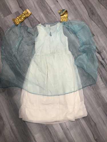 Kids-size-M, CLEOPATRA EGYPTIAN QUEEN COSTUME , plus Wig. - Picture 4 of 5
