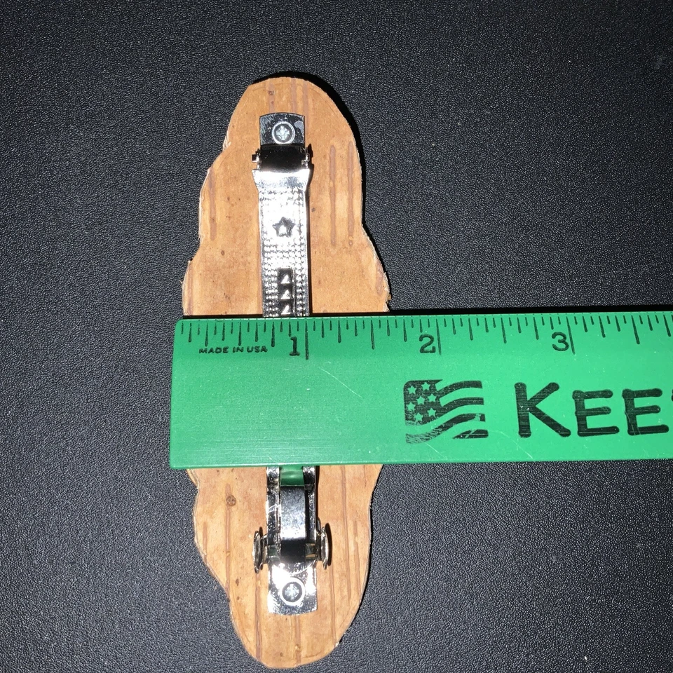 Grampo de cabelo BIRCH BARK, barrette, flor, ucraniano FEITO À MÃO - Imagem 3 de 4