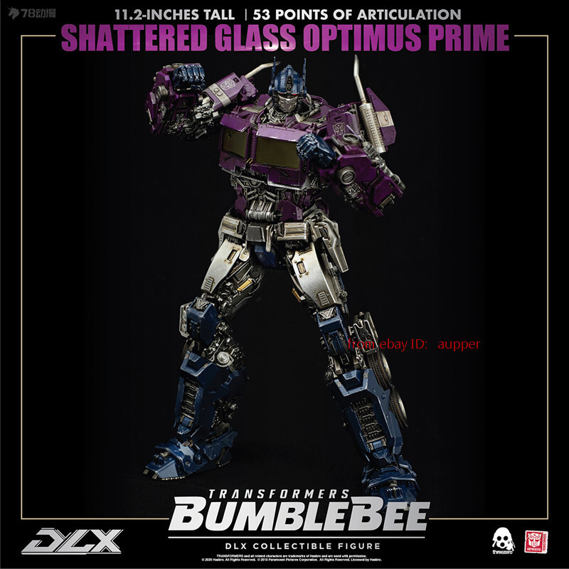 Threezero 3a Shattered Glass Optimus Prime Bumblebee Series