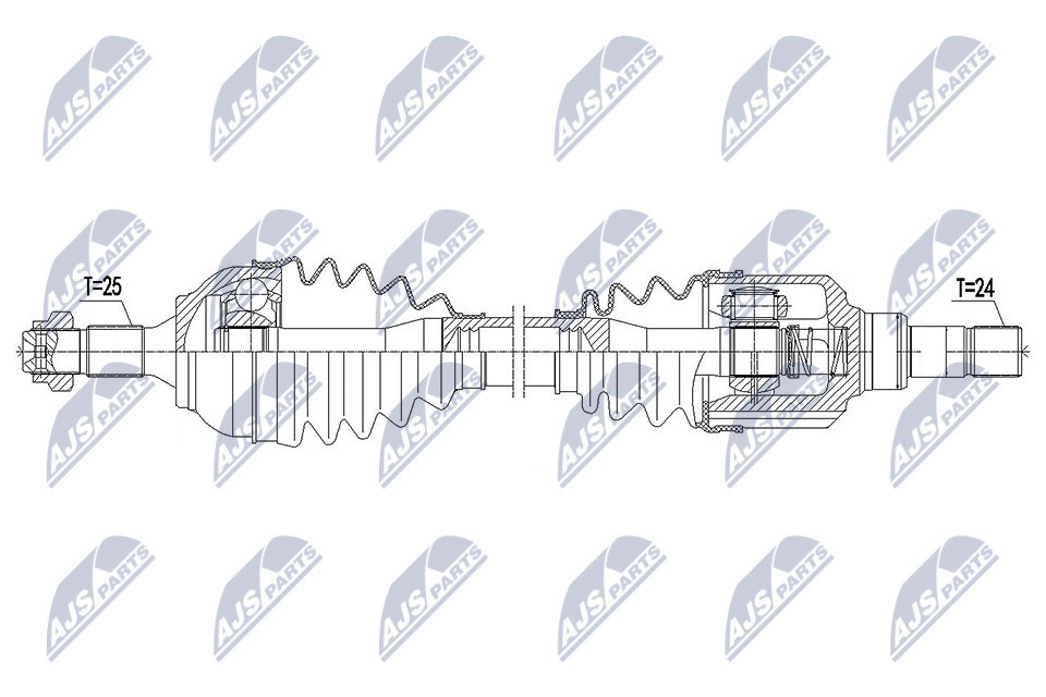 Driveshaft Right For Peugeot 208 13-, Citroen C3 Ii 16- - Image 8