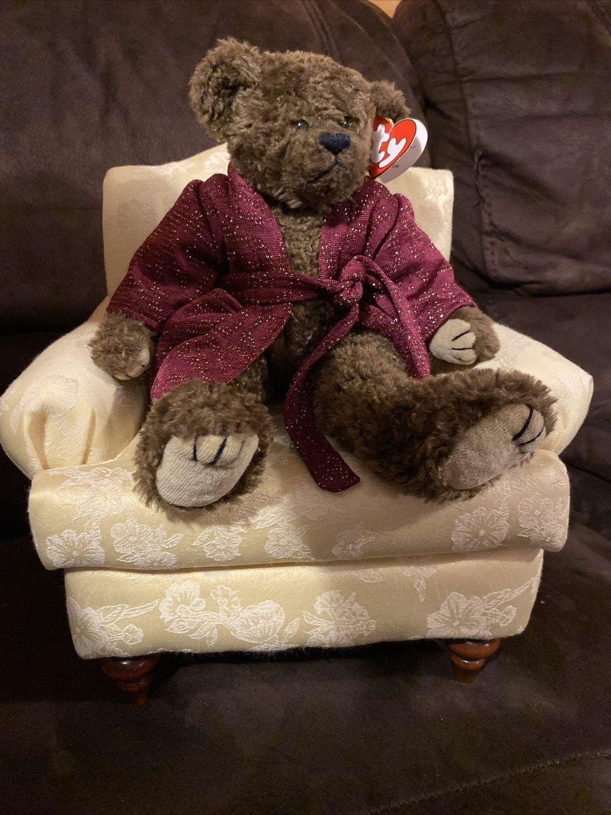 Vintage Kingstate Doll Furniture Victorian Parlor Arm Chair American