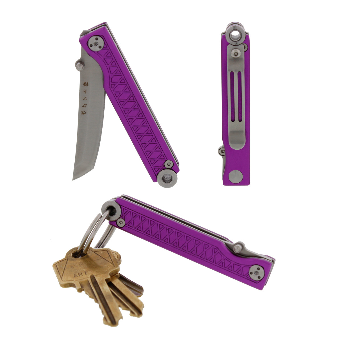 StatGear Pocket Samurai Aluminum Folding Knife - Keychain