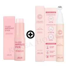 RIRE Collagen Ampoule Multi Balm 15g+Collagen Eye Serum Stick 15ml Set K-Beauty