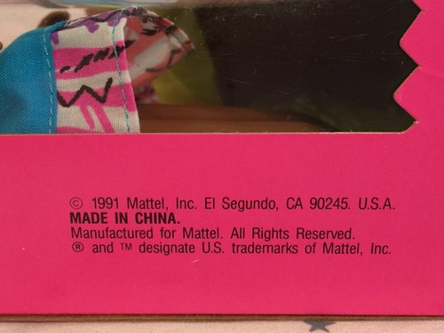 VINTAGE 1991 Mattel A/A Snap'N'Play BARBIE #3556 - NIB (O64) - Picture 17 of 17