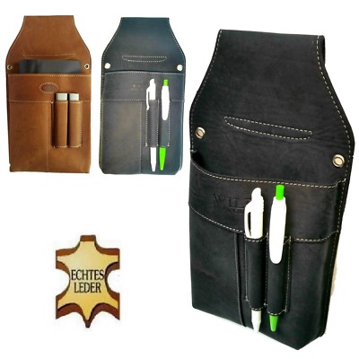 Natur Echtleder Kellnerholster Kellnerhalfter Kellnerbedienung Geldbeutel Tasche