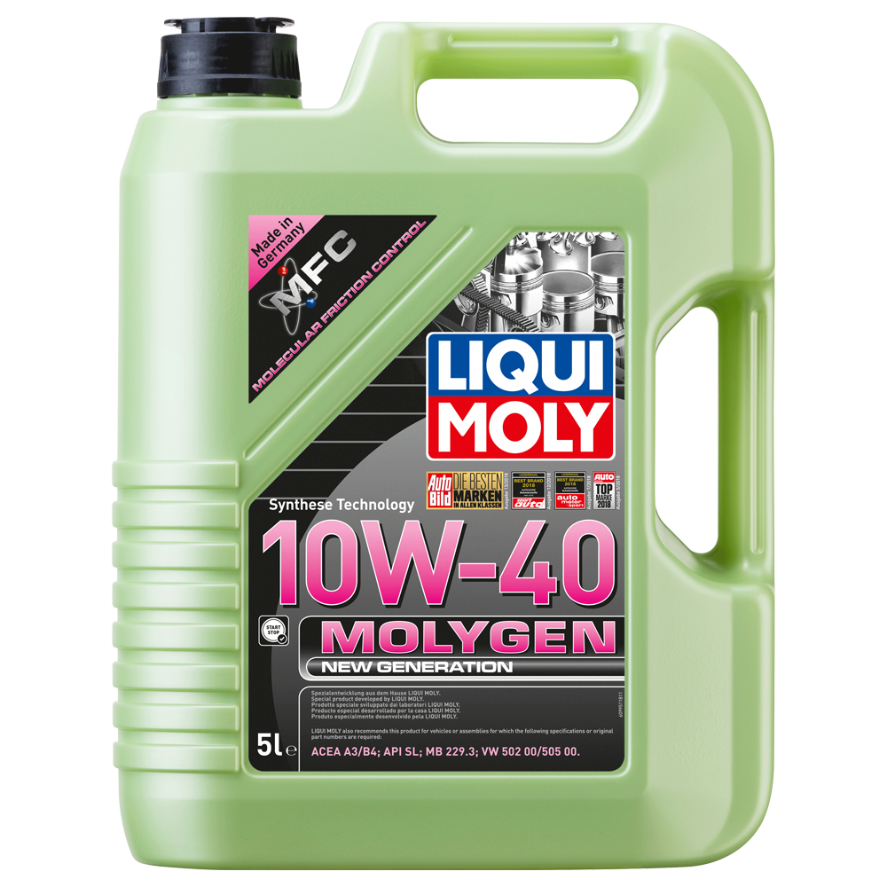 LIQUI MOLY MOLYGEN NEW GENERATION 10W-40 5 LITRI - OLIO MOTORE