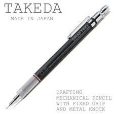 TAKEDA Precision Drafting Mechanical Pencil 0.3/0.5/0.7mm Made in Japan